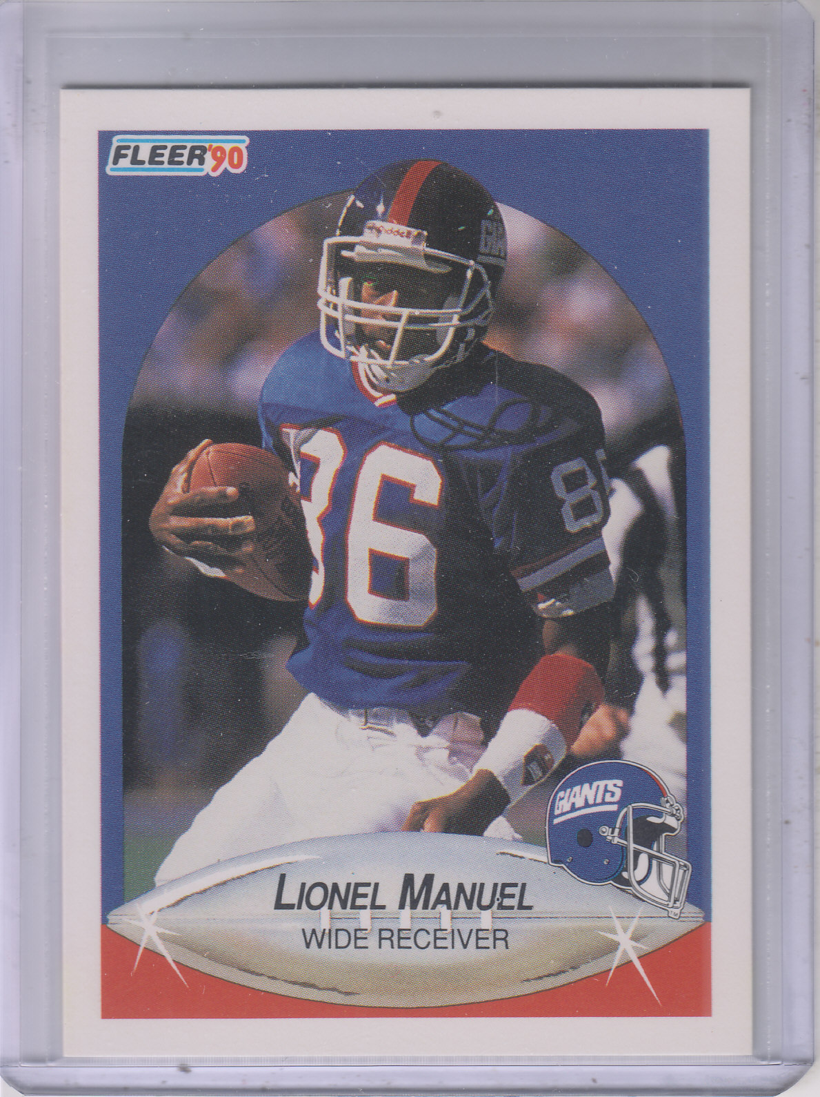 1990 Fleer #71 Lionel Manuel
