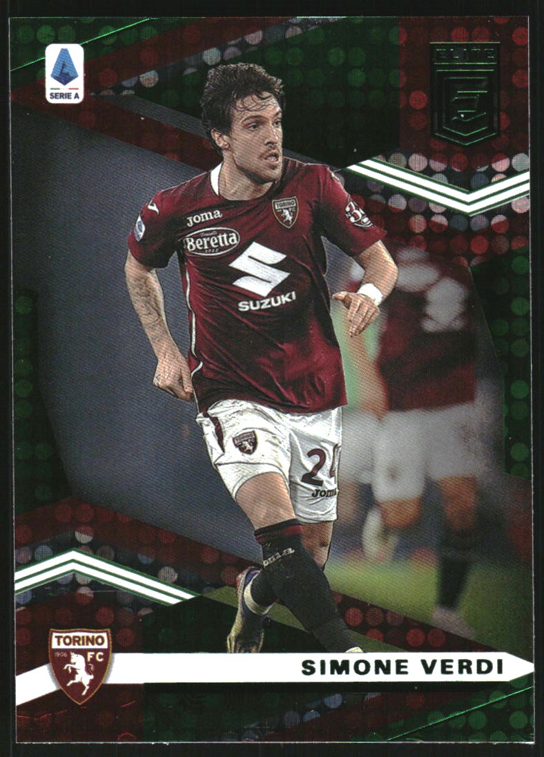 2020-21 Elite Serie A Green Circles #26 Simone Verdi
