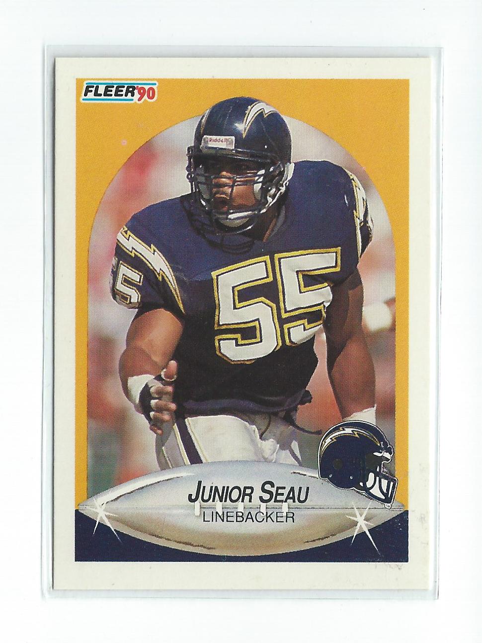 1990 Fleer Update #U102 Junior Seau RC