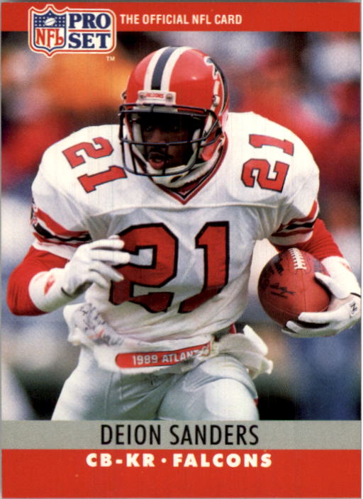 1991 Fleer #210 Deion Sanders - NM-MT