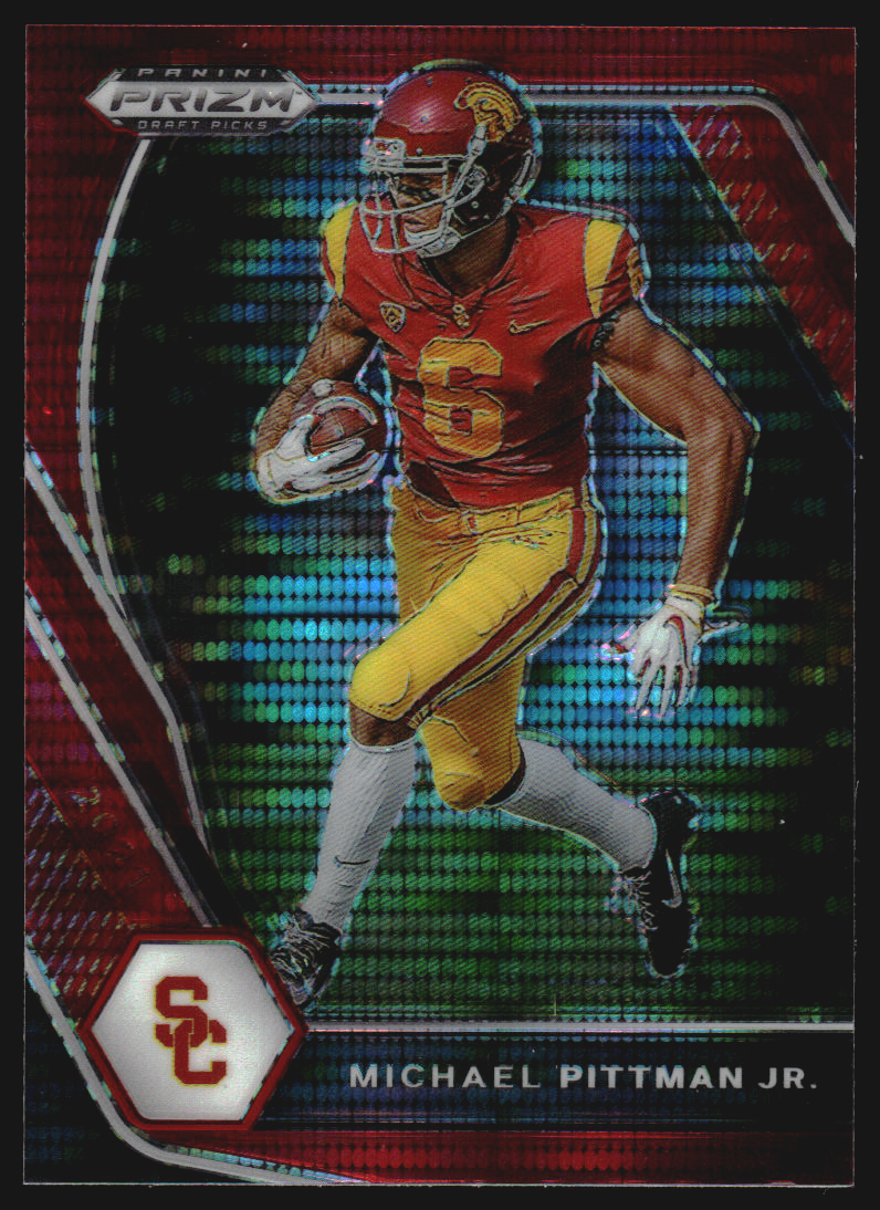 2021 Panini Prizm Draft Picks Prizms Red Pulsar #73 Michael Pittman Jr.
