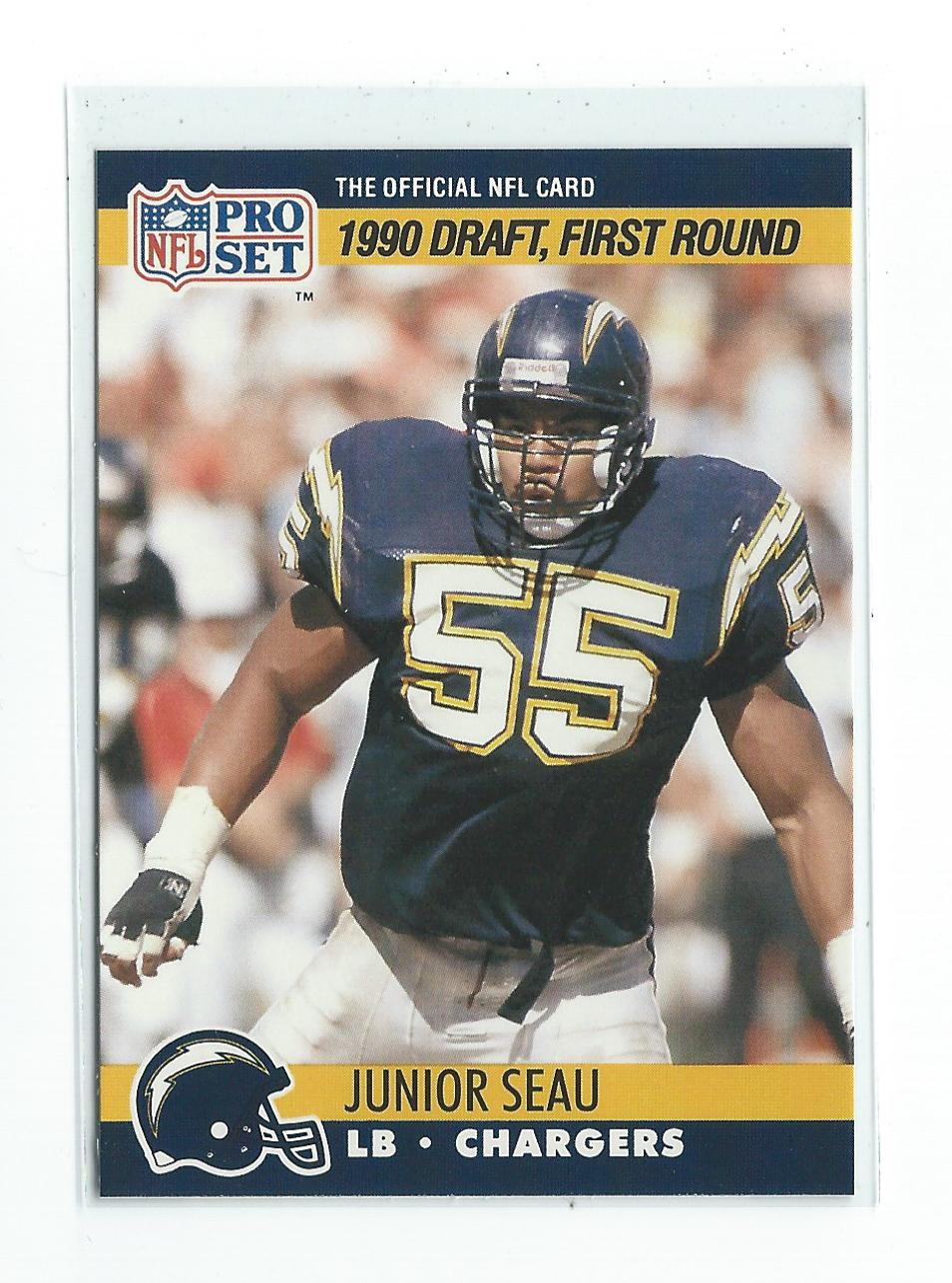 Junior Seau Signed NFL Mini Football (Beckett)