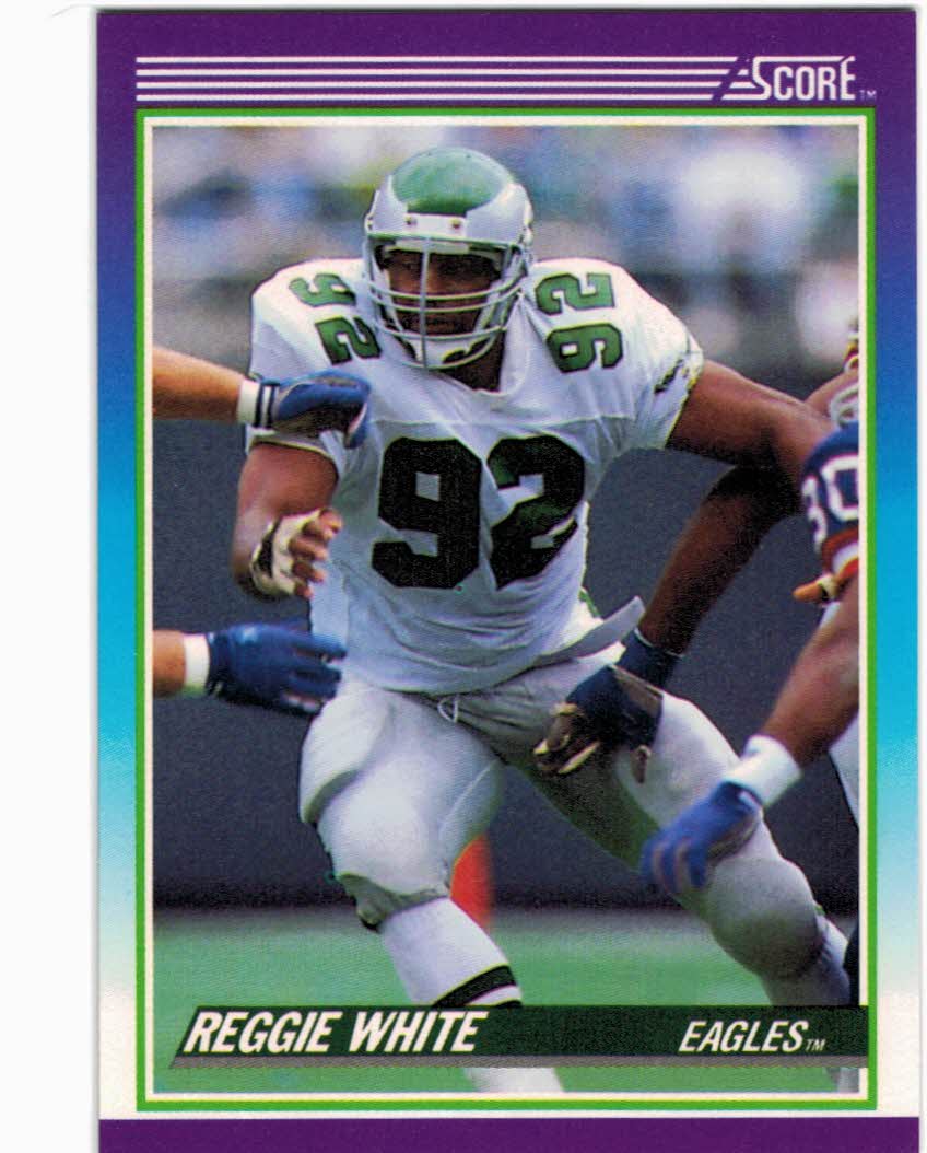 1991 Score #344 Reggie White DT - NM