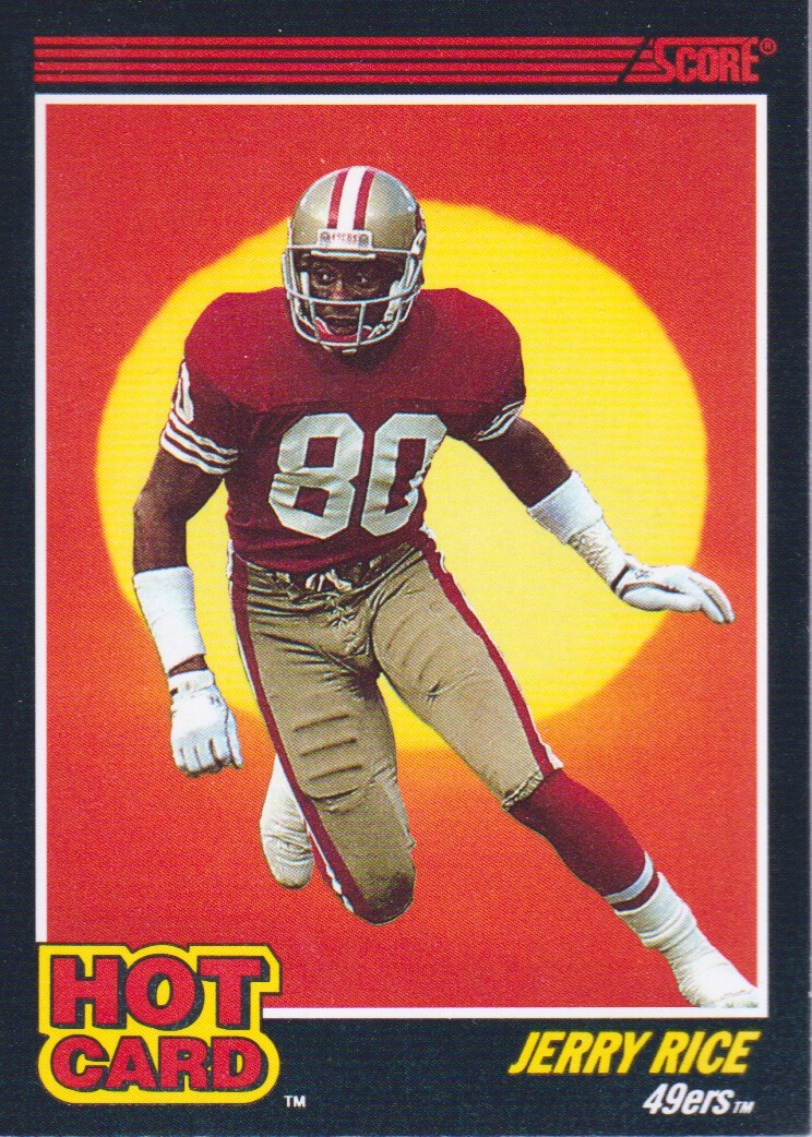1990 Score Hot Cards #4 Jerry Rice