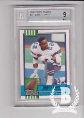 1990 Topps Traded #27T Emmitt Smith RC