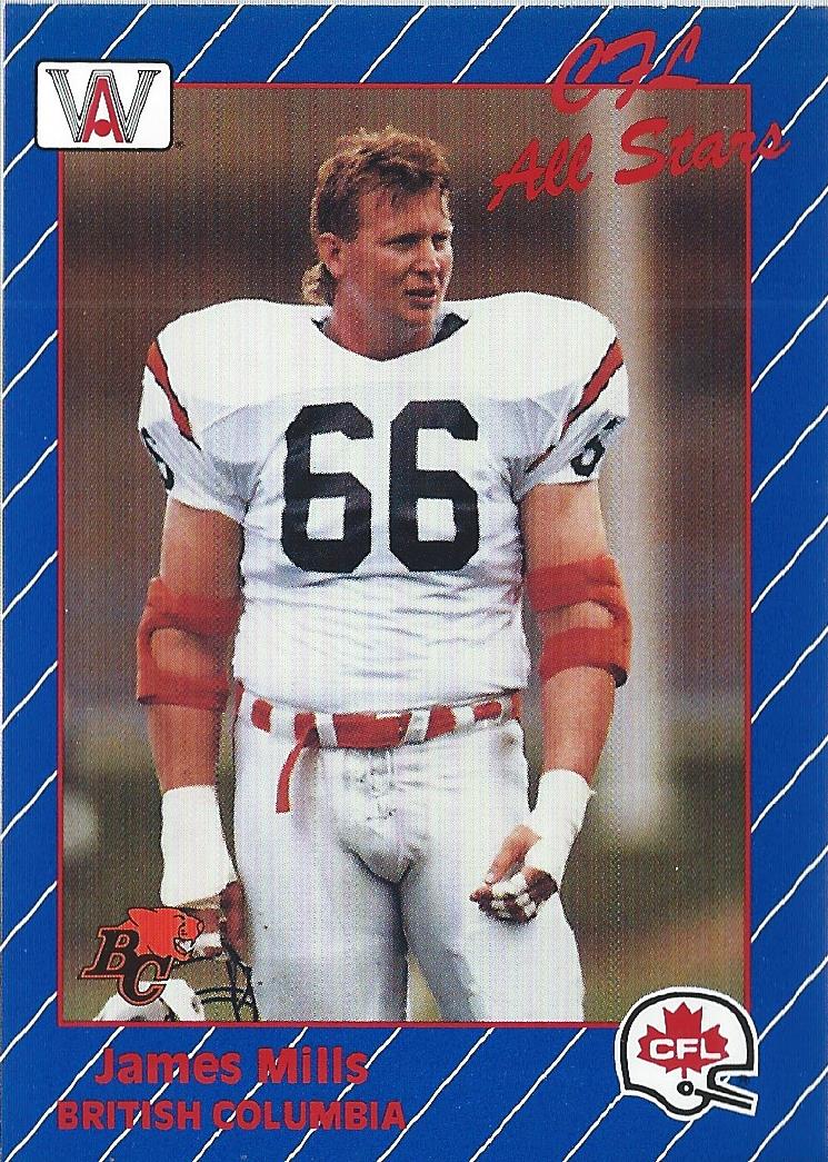1991 All World CFL #82 James Mills AS