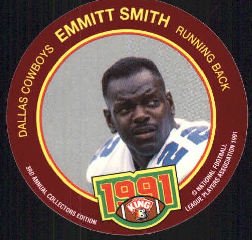 1991 King B Discs #7 Emmitt Smith