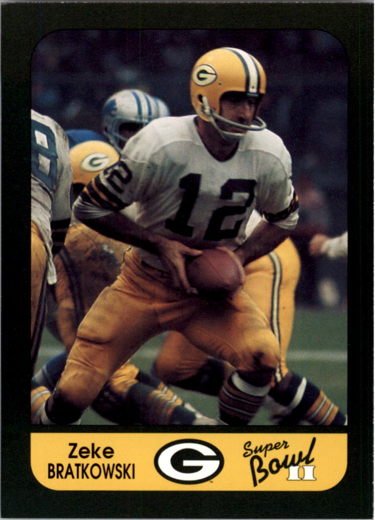 1991 Packers Super Bowl II #33 Zeke Bratkowski