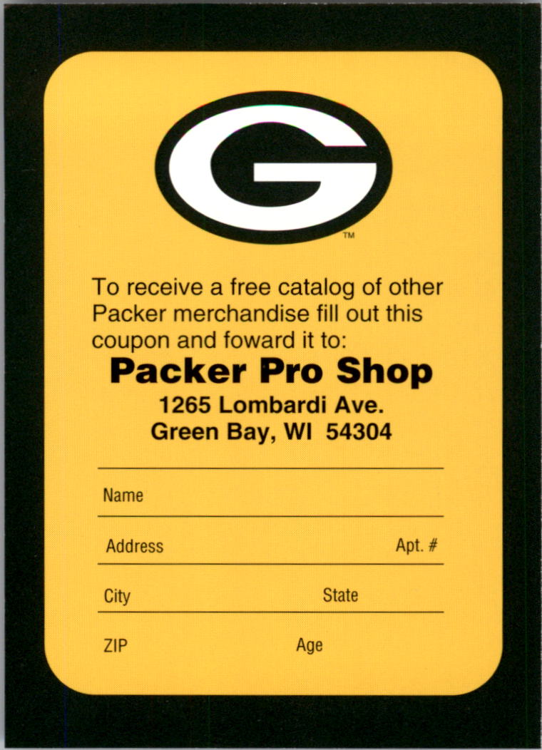 1991 Packers Super Bowl II #NNO Packer Pro Shop