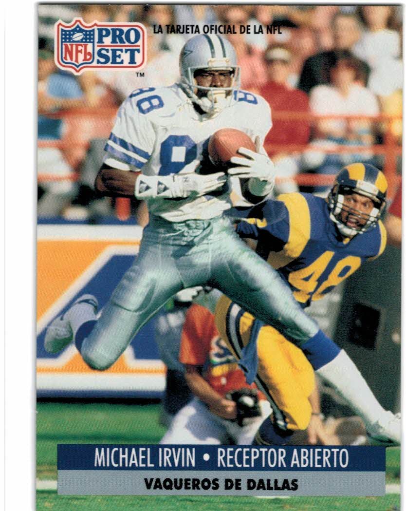 : 1992 Pro Line Profiles Football #296 Michael Irvin