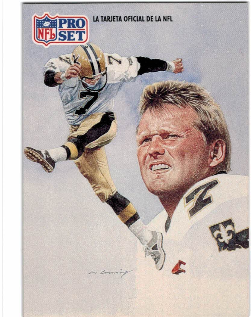 1993 GameDay #33 Morten Andersen New Orleans Saints