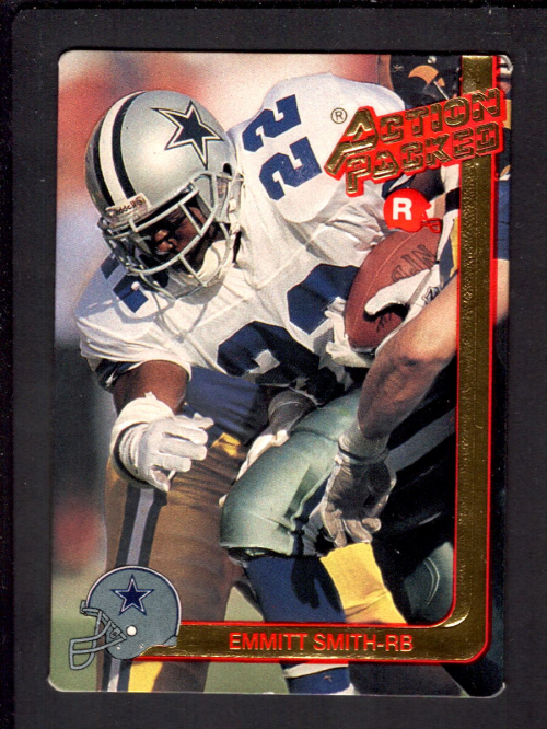 Emmitt Smith Signed 1993 Upper Deck #359 Trading Card Beckett 10