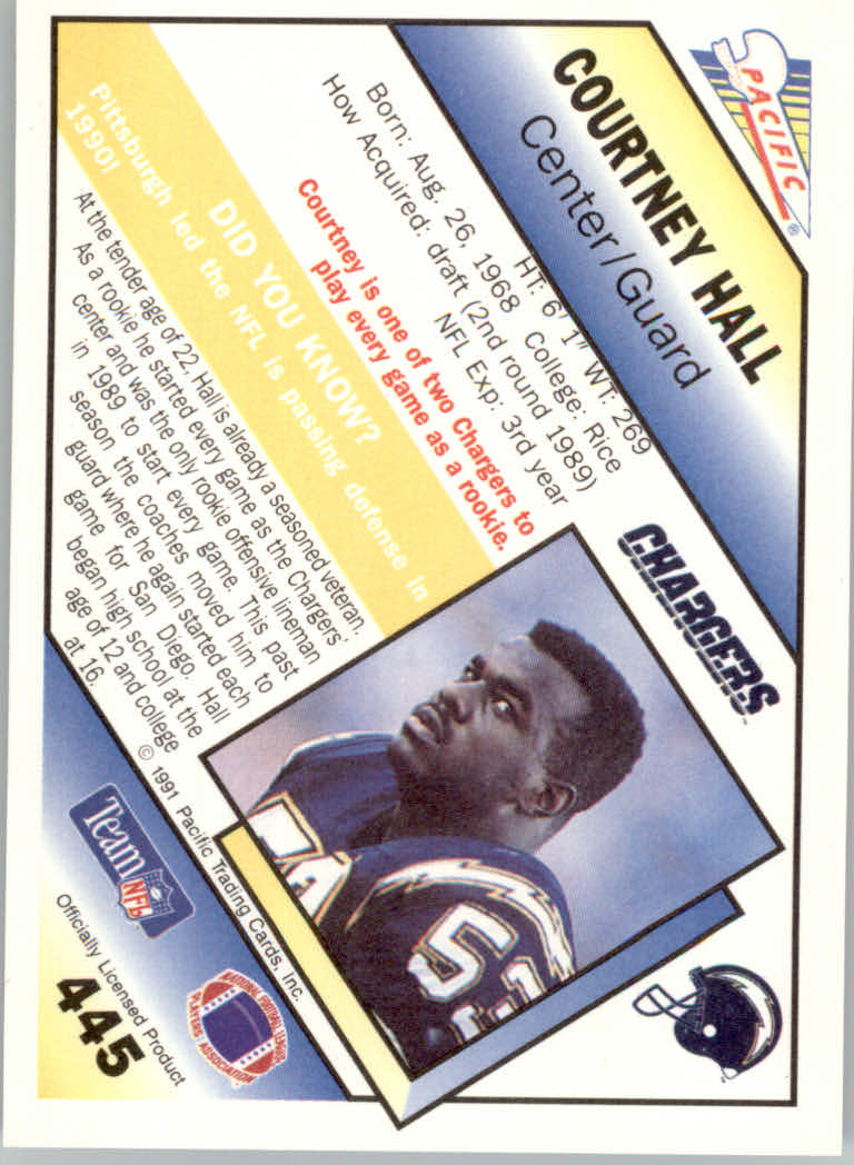 1991 Pacific Football "Main Set" Base Cards #441 to #660 - Bild 11 von 449