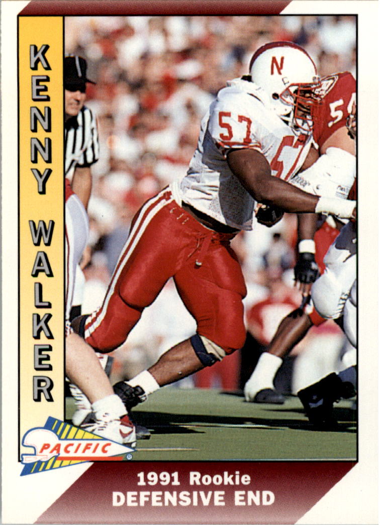 1991 Pacific #546 Kenny Walker RC UER/(actually drafted 8th, not 7th)