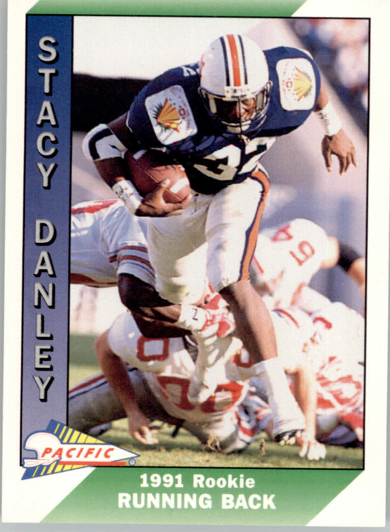 1991 Pacific Football "Main Set" Base Cards #441 to #660 - Bild 226 von 449