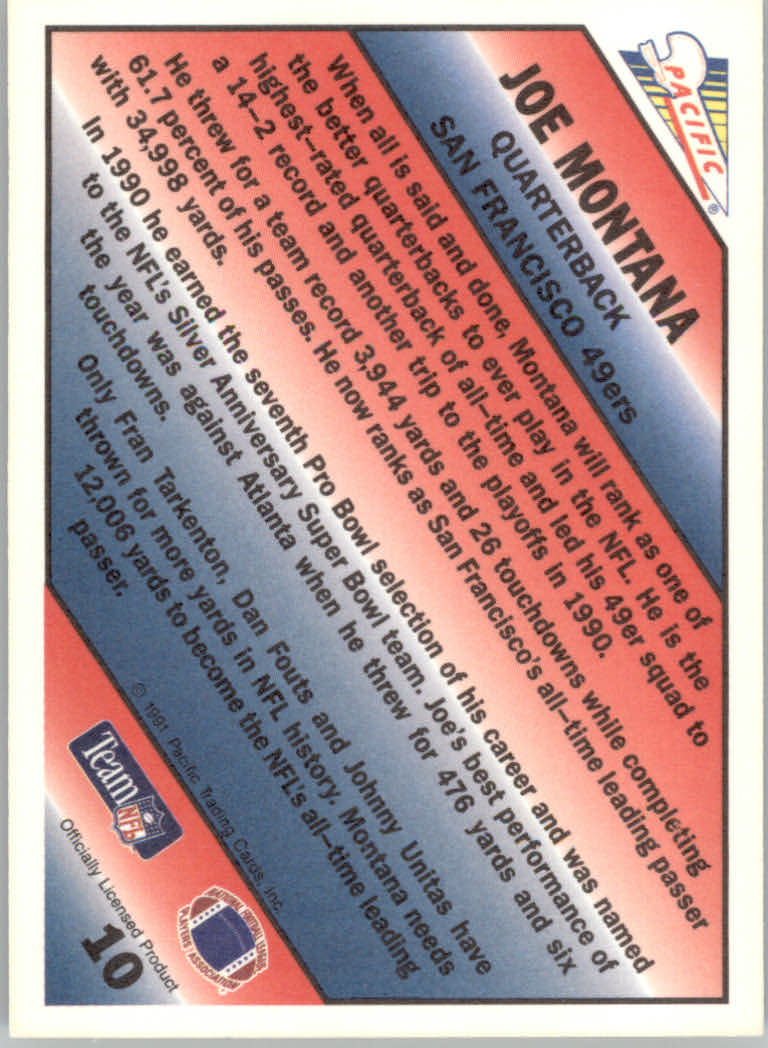 1991 Pacific Football "Insert" Cards - Picture 3 of 5