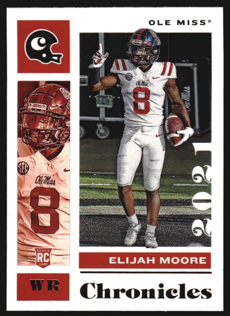 2021 Panini Chronicles Draft Picks Bronze #23 Elijah Moore