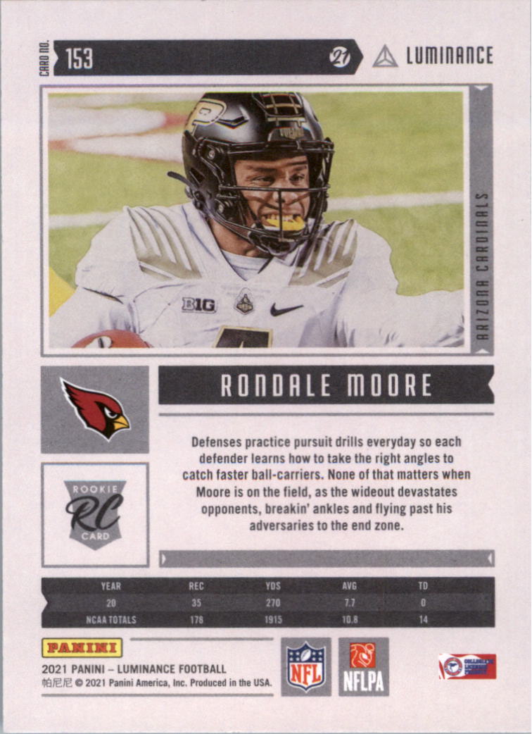 2021 Panini Luminance Football Card Pick (Base) - Picture 97 of 125