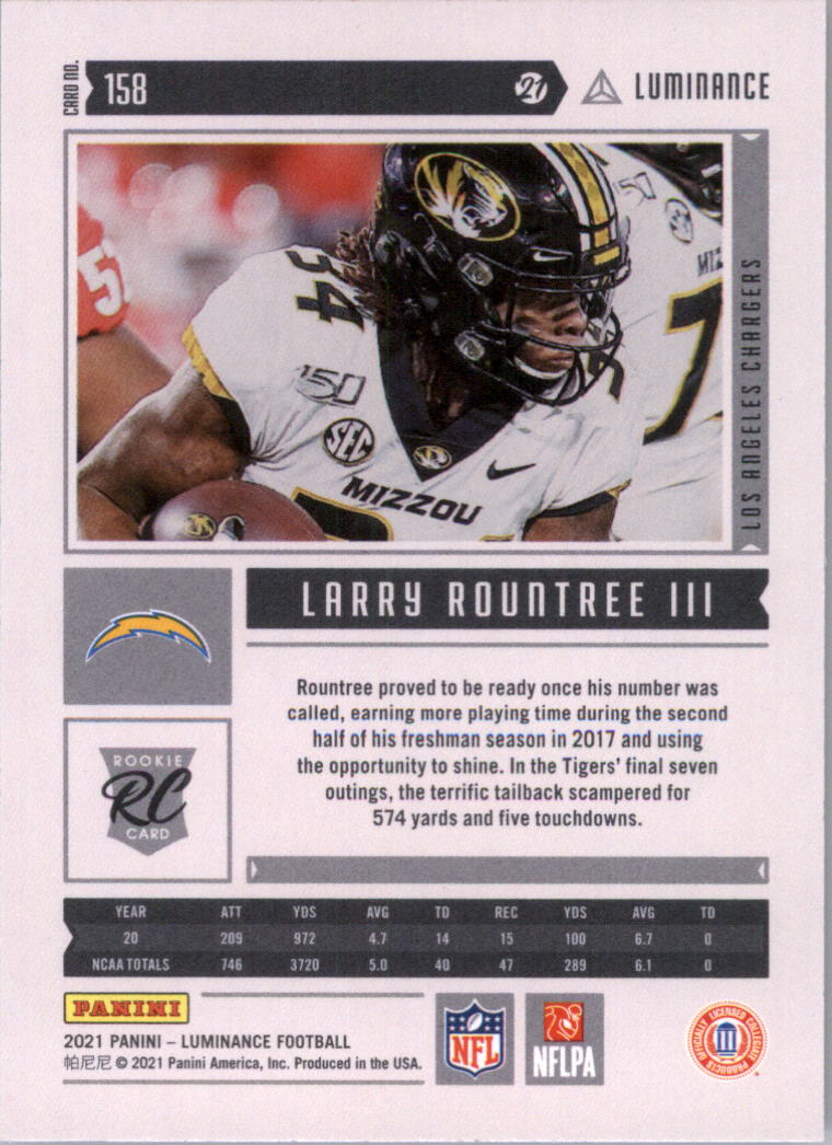 2021 Panini Luminance Football Card Pick (Base) - Picture 101 of 125