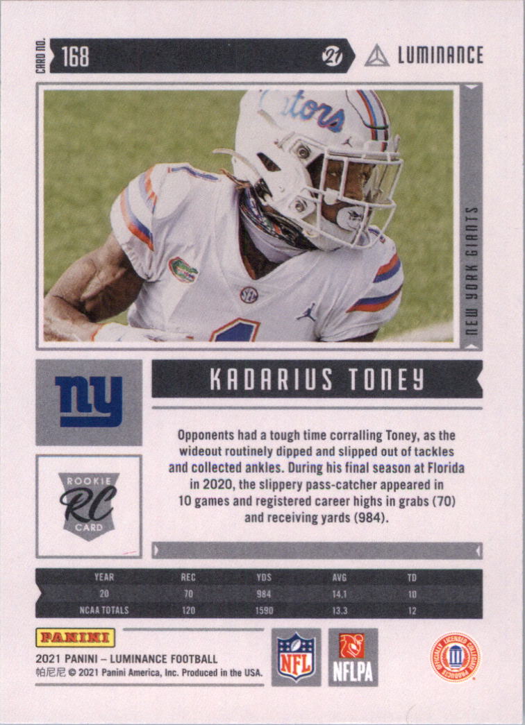2021 Panini Luminance Football Card Pick (Base) - Picture 111 of 125