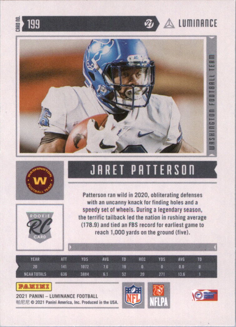 2021 Panini Luminance Football Card Pick (Base) - Picture 125 of 125