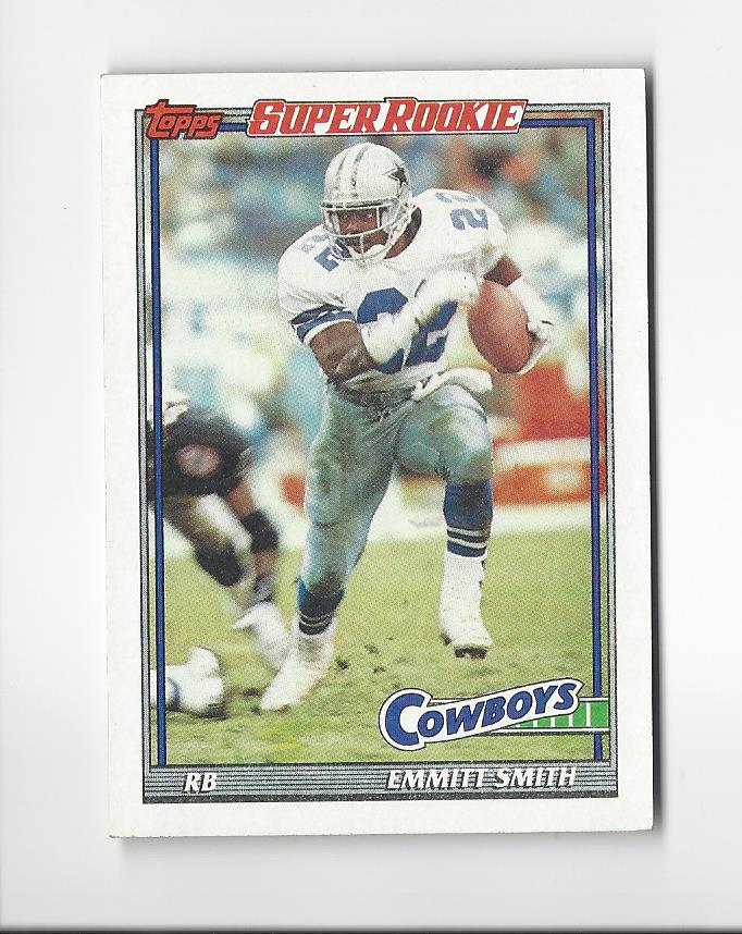 1991 Topps #360 Emmitt Smith UER/(Played for Florida, not Florida State)