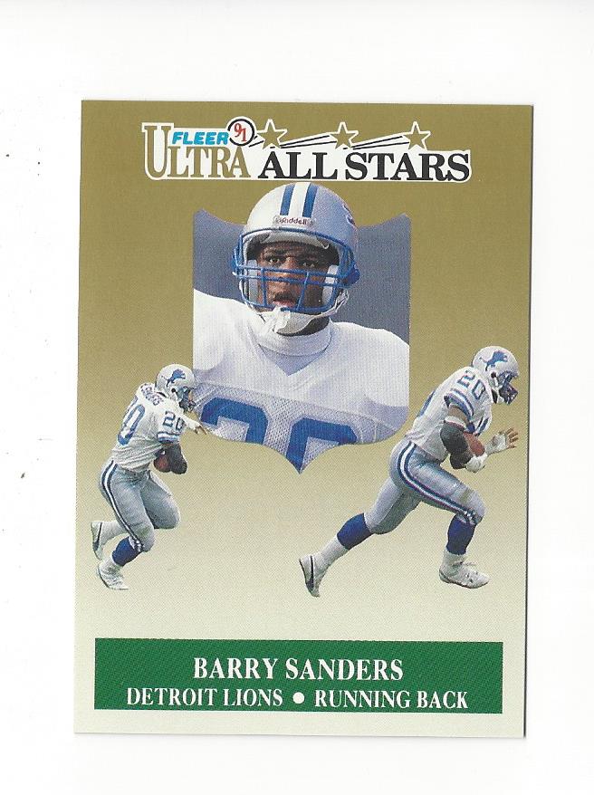 1991 Ultra All-Stars #1 Barry Sanders
