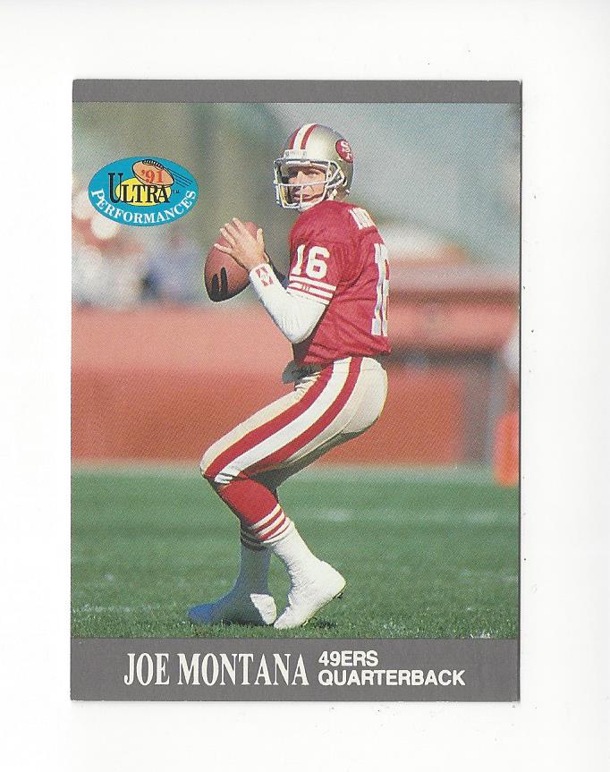 1991 Ultra Performances #4 Joe Montana
