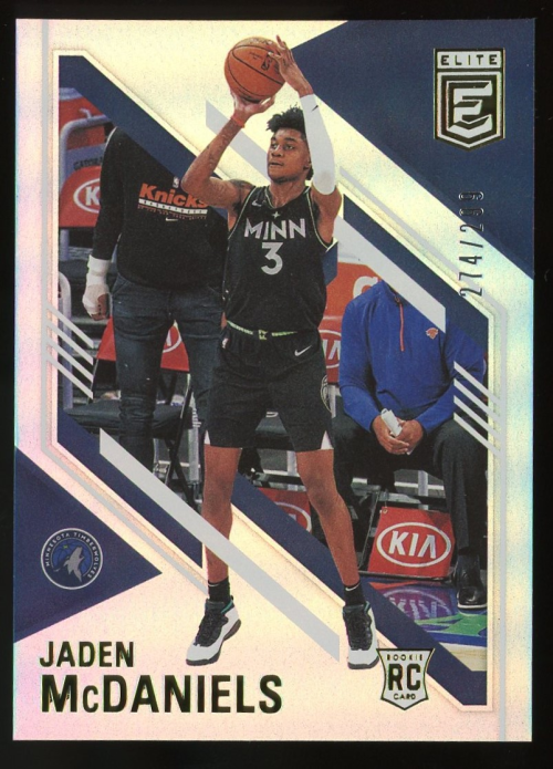 2020-21 Elite #139 Jaden McDaniels RC