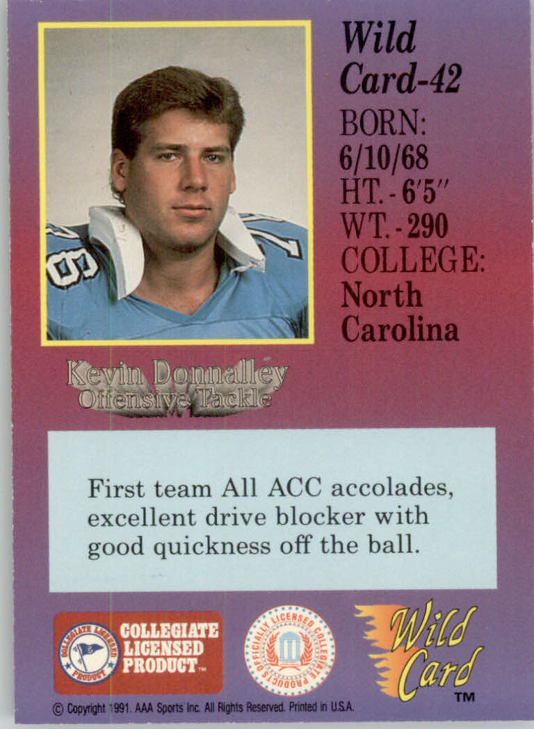 1991 Wild Card Draft Football "5 Stripe" Parallel Cards - Picture 47 of 171