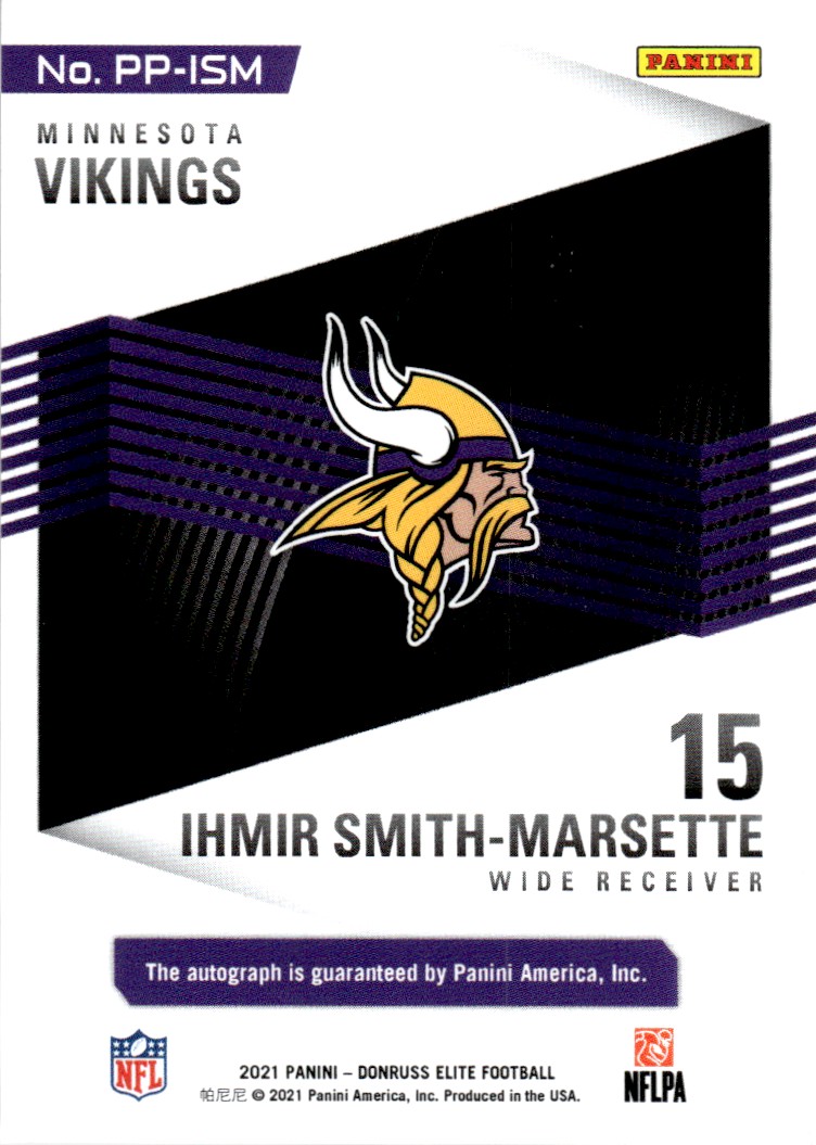 2021 Elite Pen Pals #41 Ihmir Smith-Marsette
