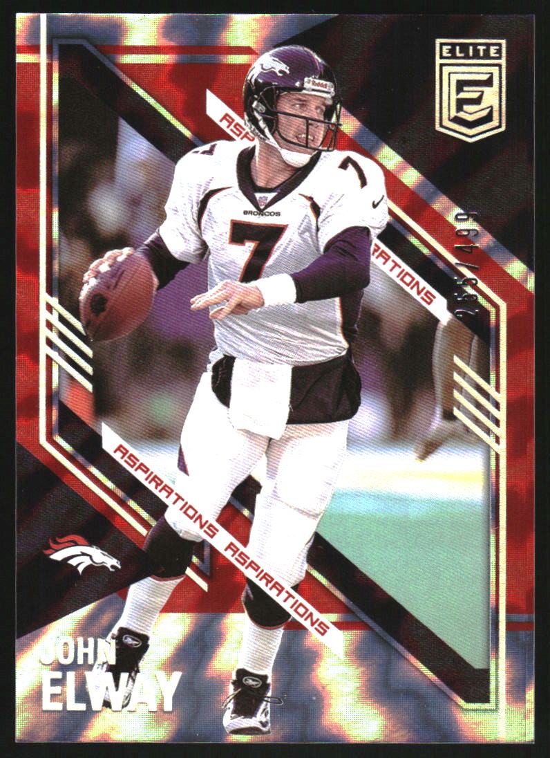 2021 Elite Aspirations Shimmer #66 John Elway /499