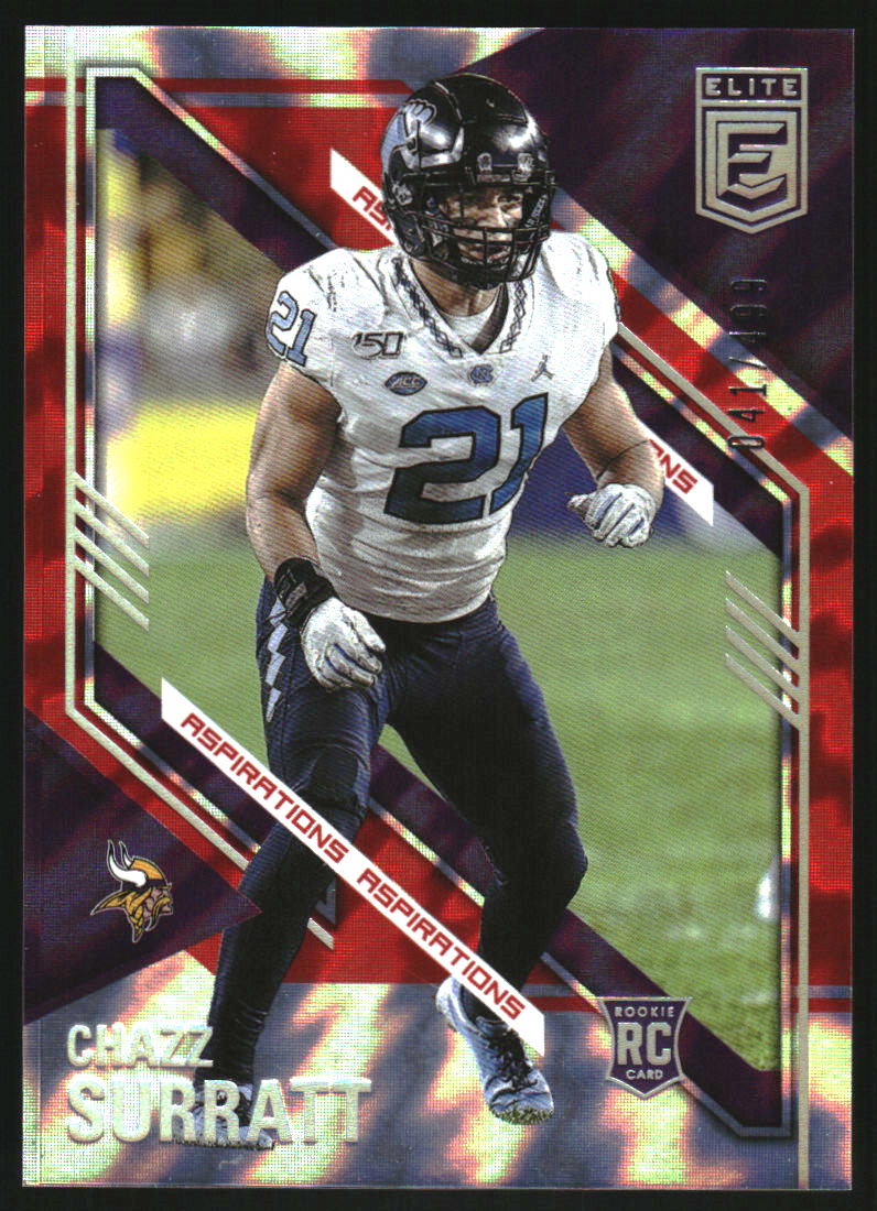2021 Elite Aspirations Shimmer #164 Chazz Surratt /499