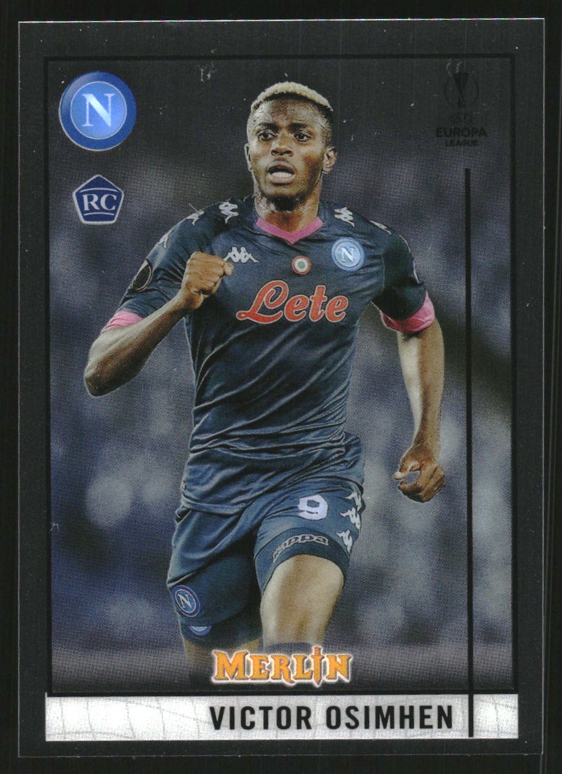 2020 Topps Merlin Chrome UEFA Atomic Refractor Victor Osimhen