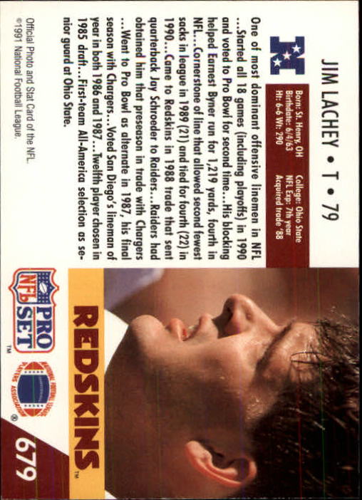 1991 Pro Set Super Bowl XXVI Binder AFC Standings AFC #3