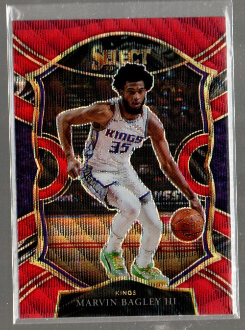 2020-21 Select Prizms Red Wave #25 Marvin Bagley III