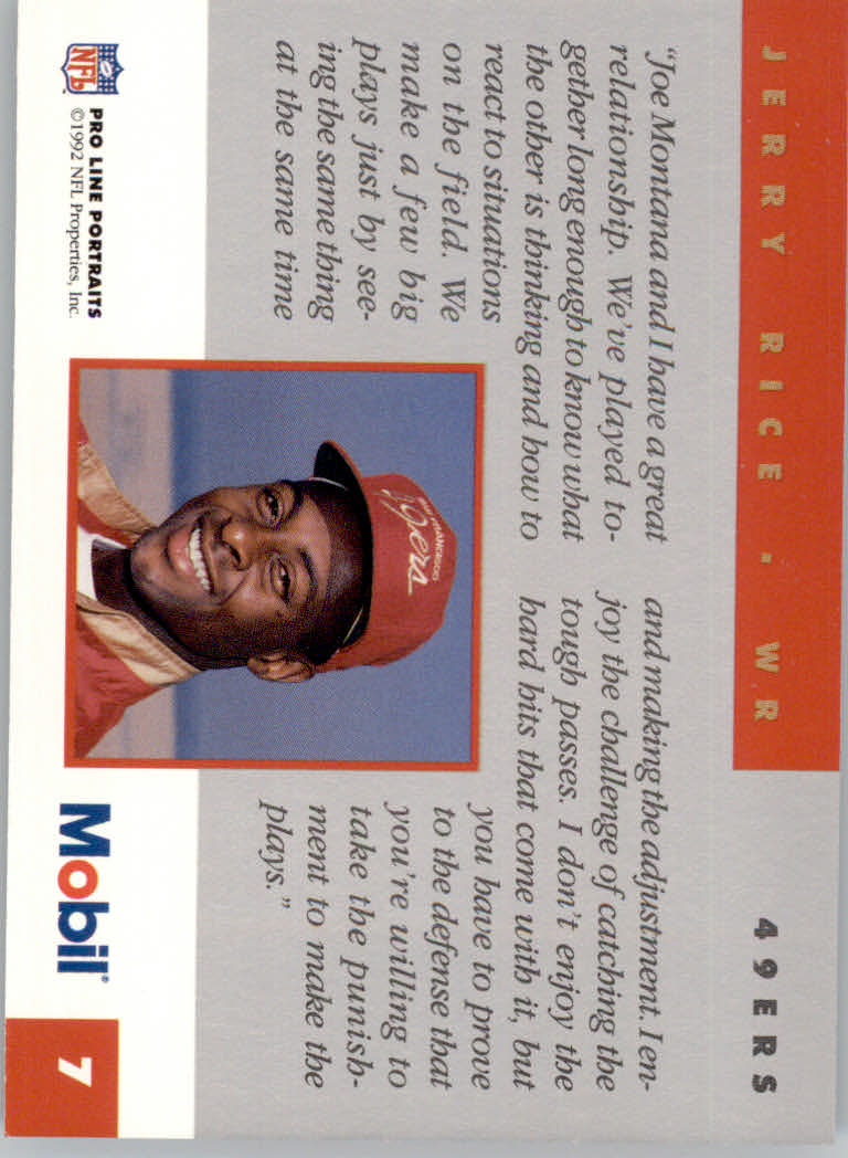 1992 Pro Line Mobil Football Cards - Picture 15 of 145