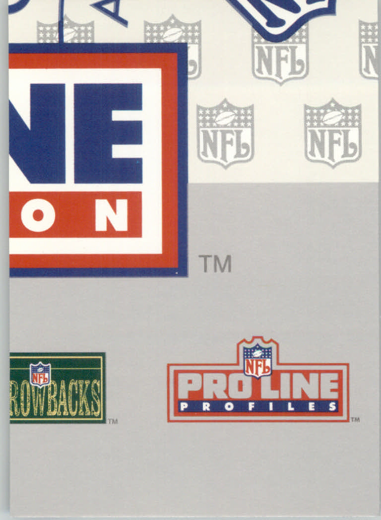 1992 Pro Line Profiles Football "Main Set" Base Cards #361 to #495, Checklists - Picture 289 of 289