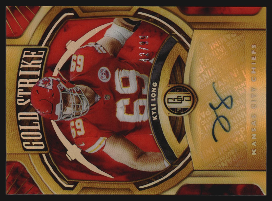 2021 Panini Gold Standard Gold Strike Autographs #18 Kyle Long/99