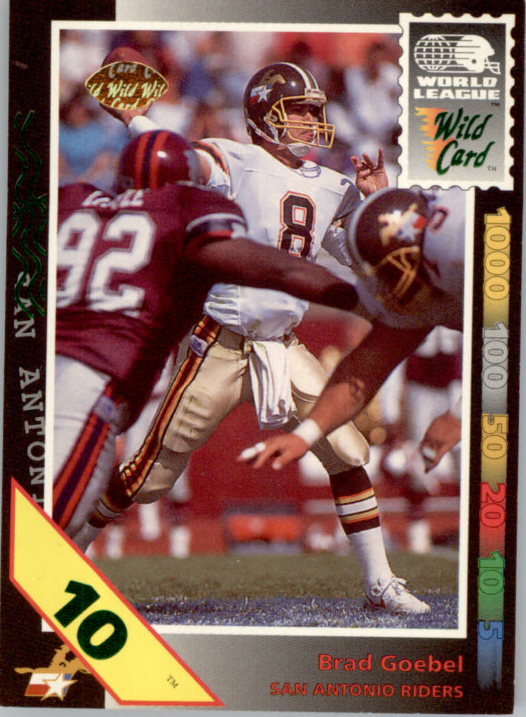 1992 Wild Card WLAF Football Cards - Picture 6 of 21