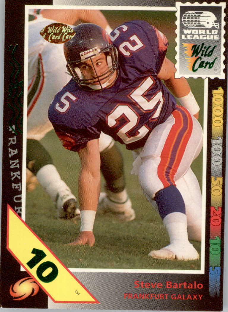 1992 Wild Card WLAF Football Cards - Picture 8 of 21