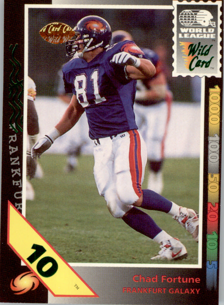 1992 Wild Card WLAF Football Cards - Picture 10 of 21