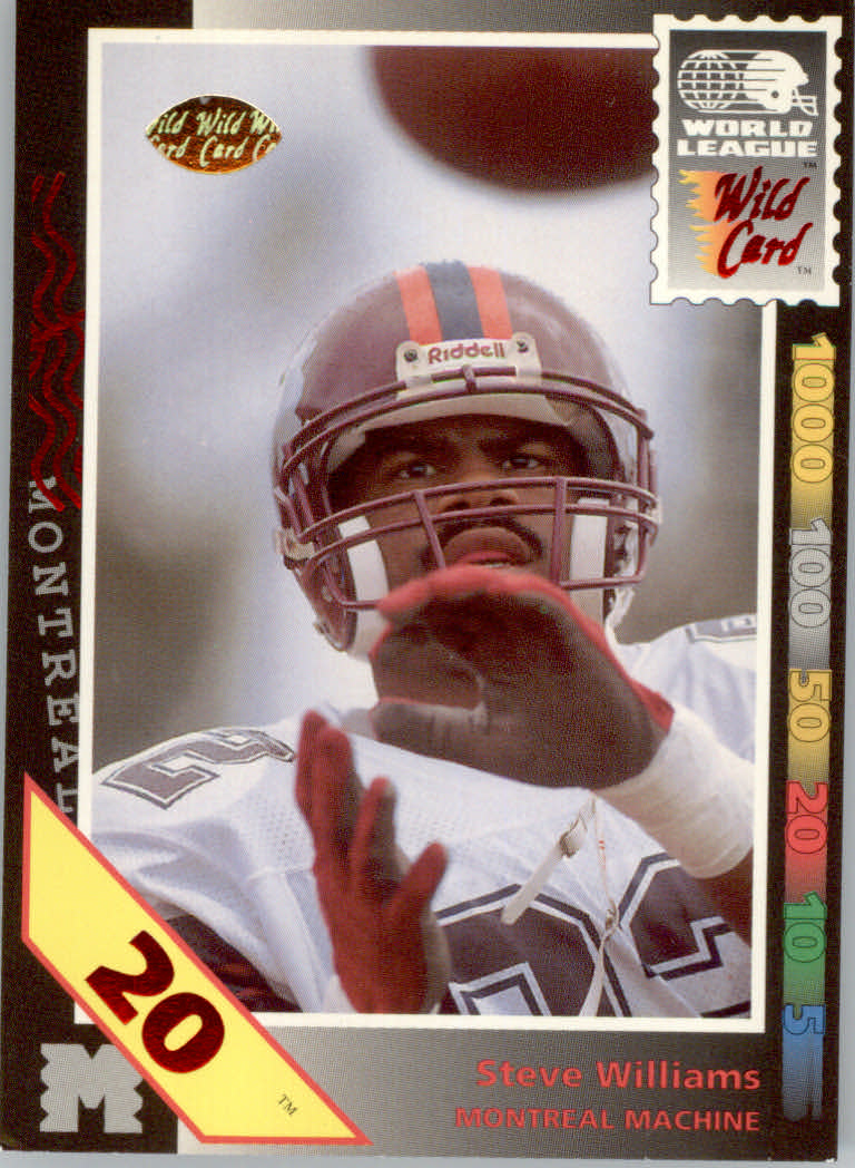 1992 Wild Card WLAF Football Cards - Picture 18 of 21