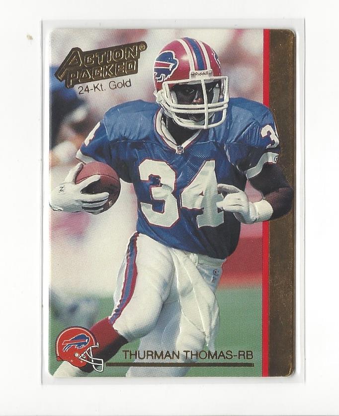 Thurman Thomas Autographed Signed 1989 Pro Set Autograph Rookie Card #32  Beckett