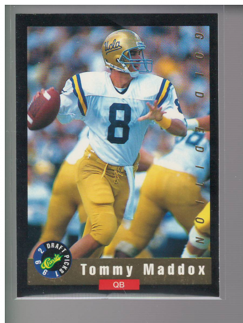 1992 Classic Gold #58 Tommy Maddox