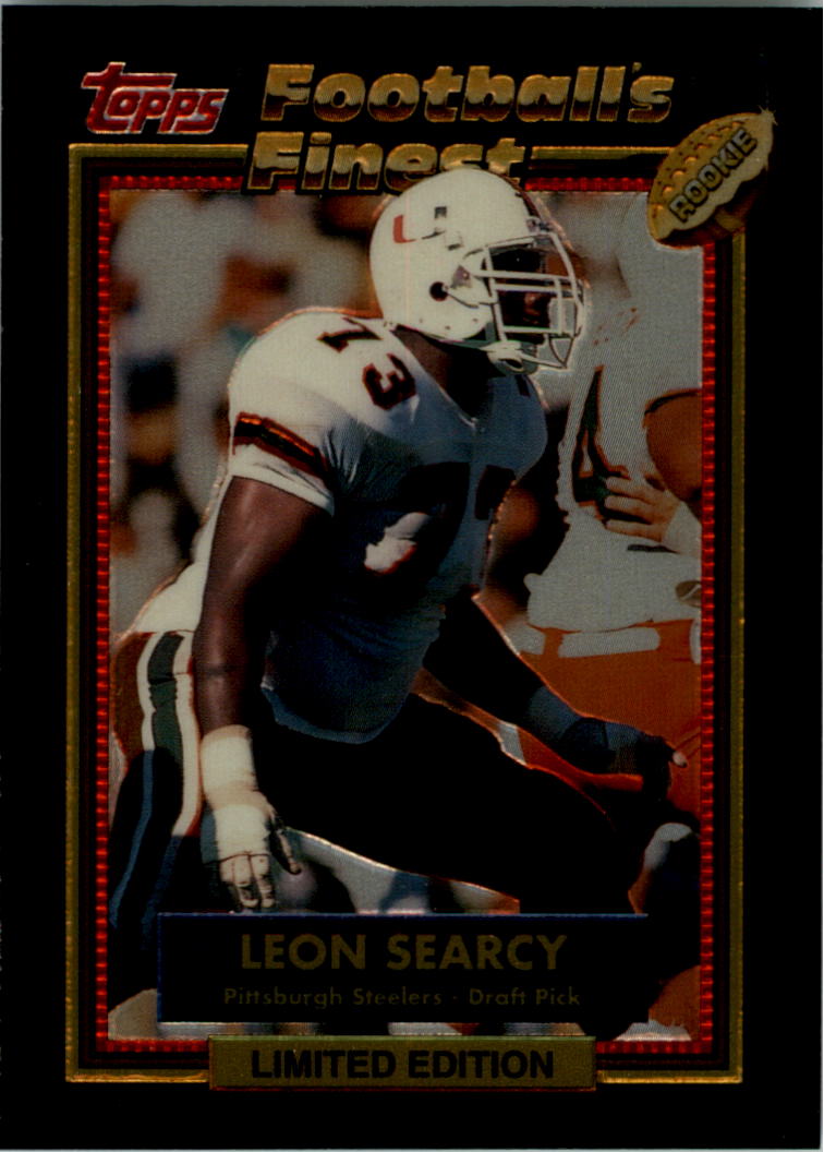 1992 Finest #41 Leon Searcy