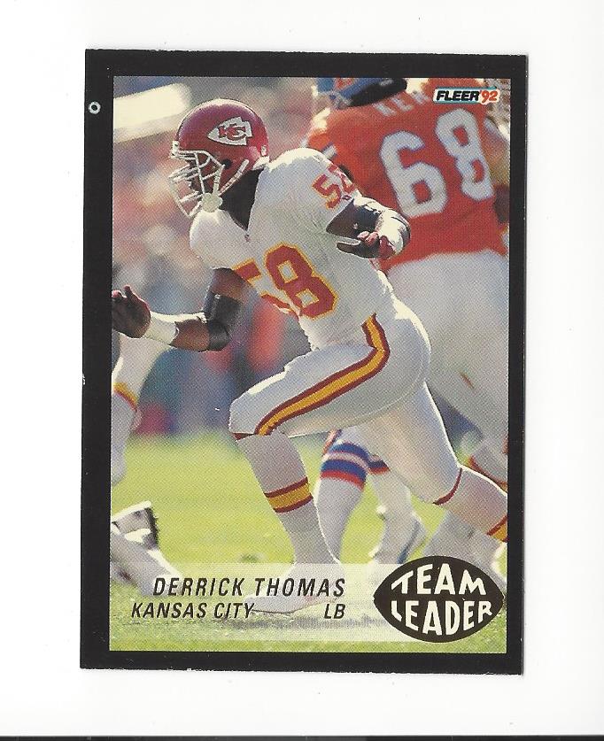 1992 Fleer Team Leaders #18 Derrick Thomas