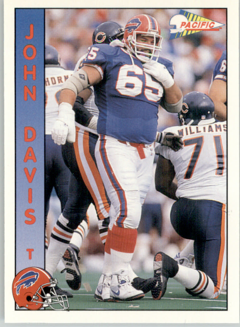 1992 Pacific Football "Main Set" Base Cards #221 to #440 - Picture 246 of 438