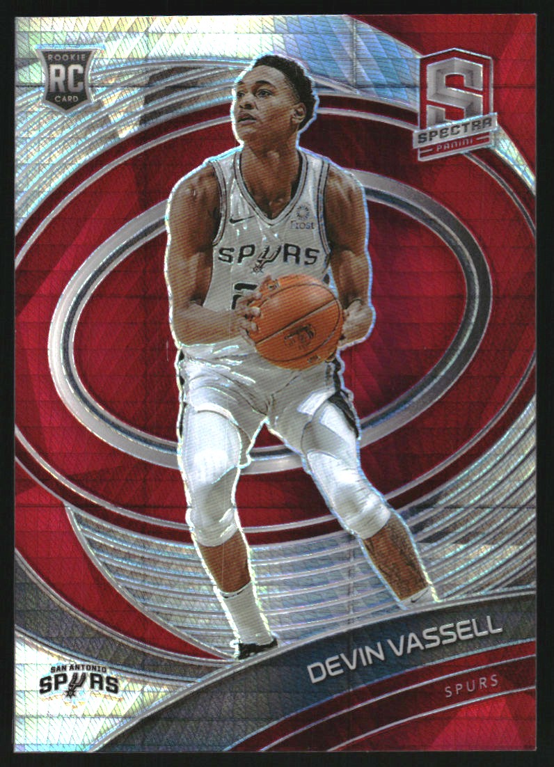 2020-21 Panini Spectra Asia Red #118 Devin Vassell