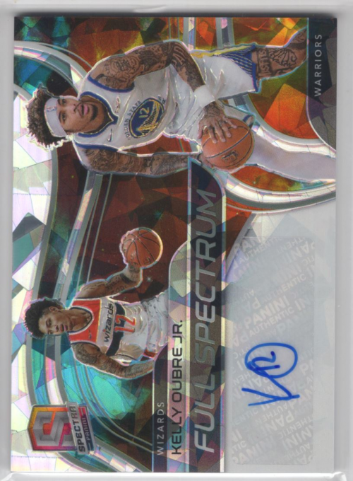 2020-21 Panini Spectra Full Spectrum Signatures Astral #23 Kelly Oubre Jr.